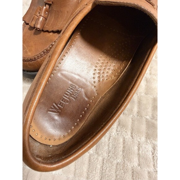 Bass Marietta III Men’s Brown Leather Tassel Loafers Slip On Dress Shoes Size 11 main image 4